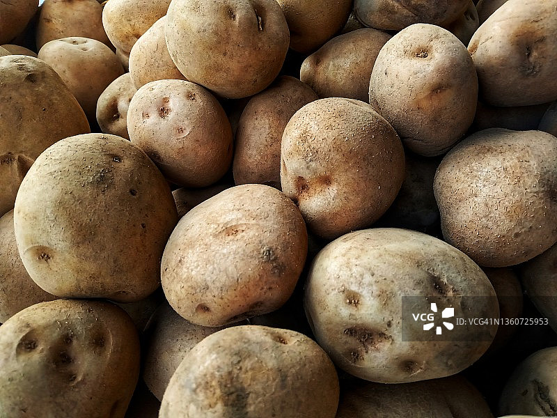 新鲜土豆图片素材