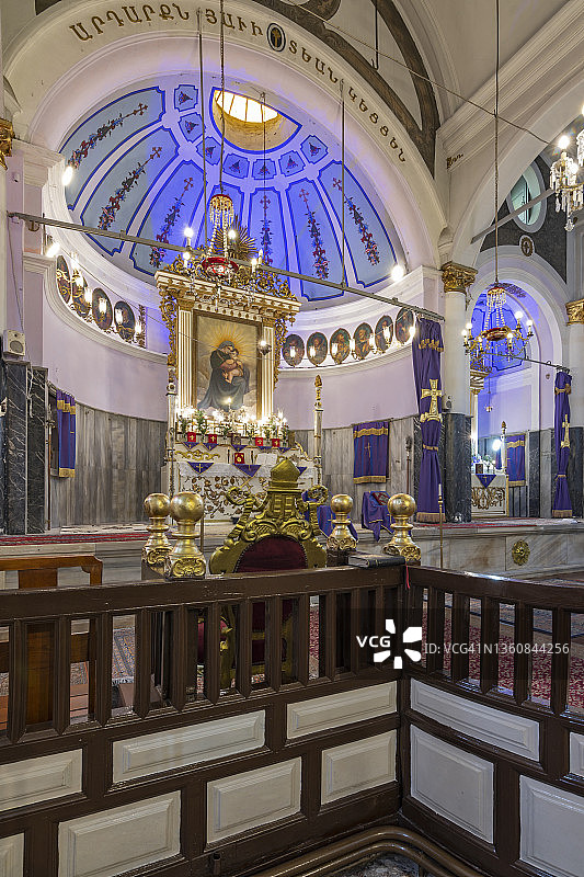 土耳其伊斯坦布尔法蒂赫区的苏普·希雷斯达加贝特亚美尼亚东正教教堂图片素材