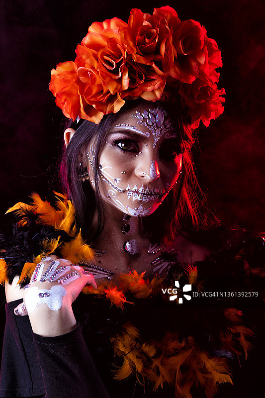 戴着花冠的卡特里娜图片素材