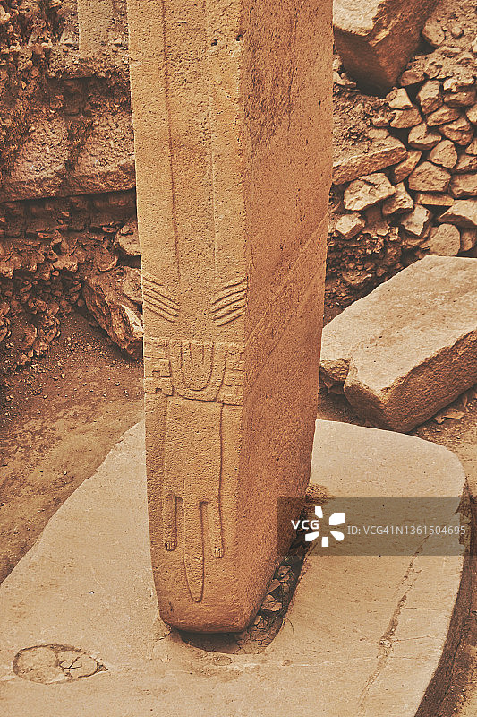 哥贝克力石阵石柱细节图片素材