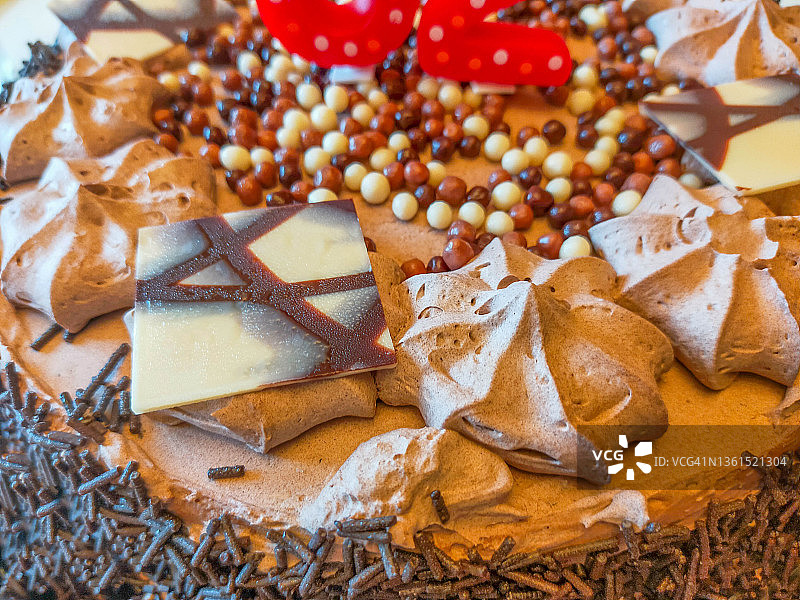 巧克力松露蛋糕图片素材