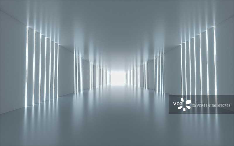 白色光无人空间图片素材