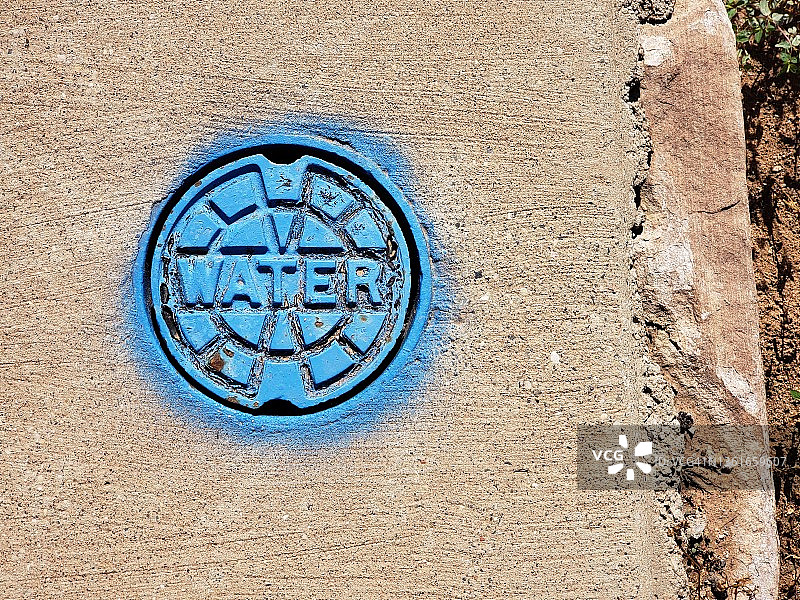 水阀门盖图片素材