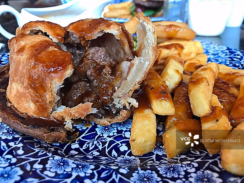 牛排腰子布丁图片素材