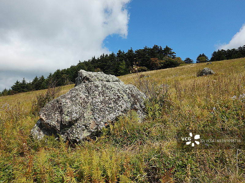 位于美国弗吉尼亚州的怀特托普山图片素材
