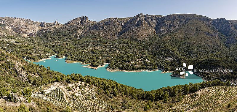 瓜达莱斯特水库图片素材