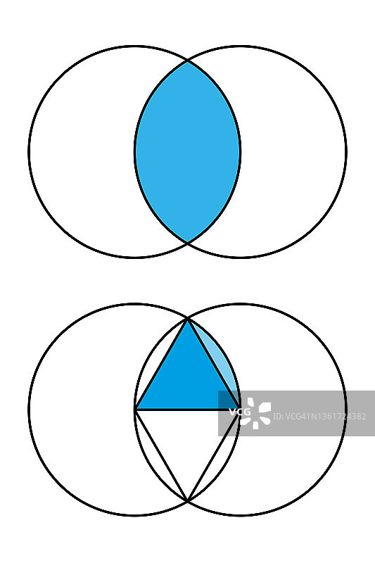 鱼鳔，几何图形和数学形状图片素材