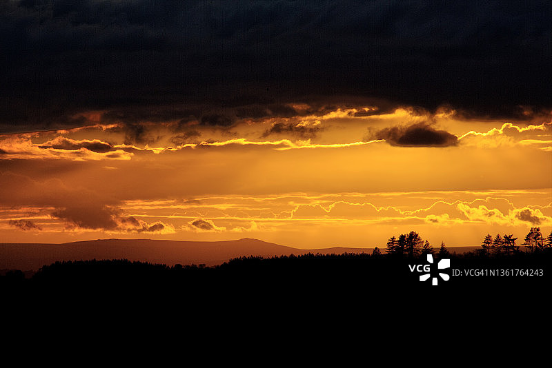 火烧云图片素材