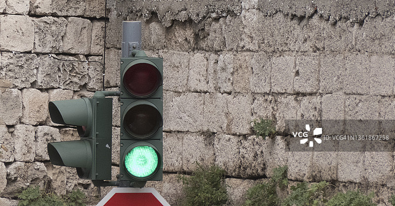 希腊交通灯图片素材