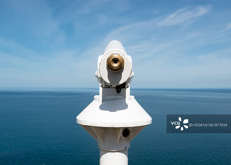 投币式望远镜图片素材