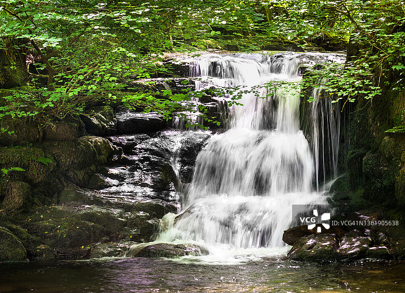 埃克斯穆尔国家公园的水源地图片素材