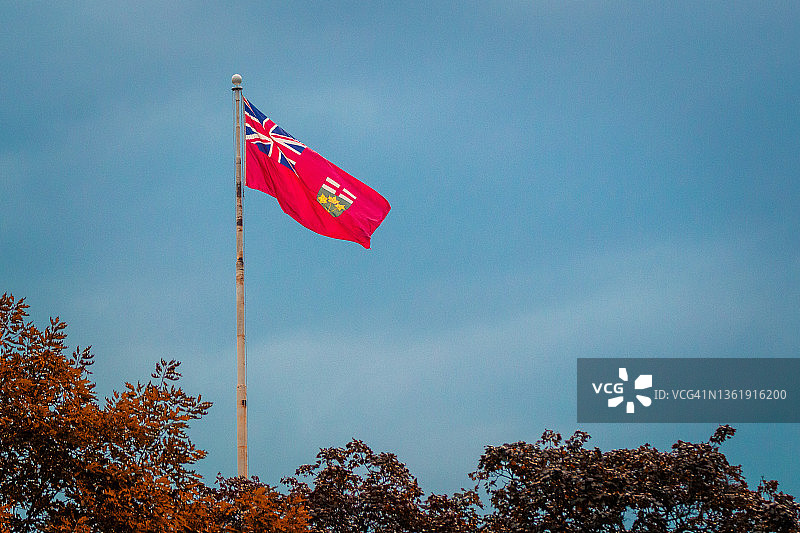 安大略省旗帜图片素材