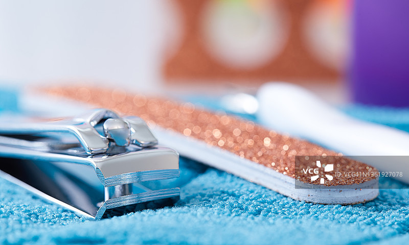 美甲套装特写图片素材