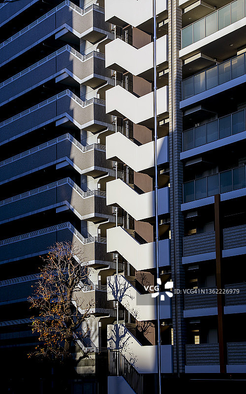 午后住宅楼图片素材
