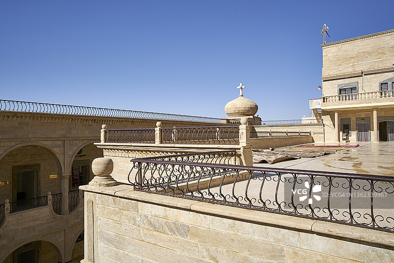 伊拉克库尔德斯坦圣马太修道院景观图片素材