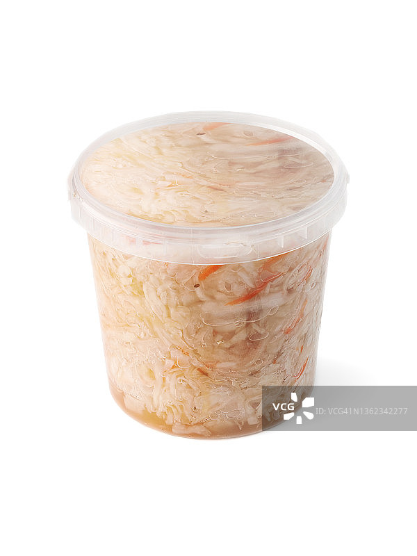 透明酸菜桶塑料包装图片素材