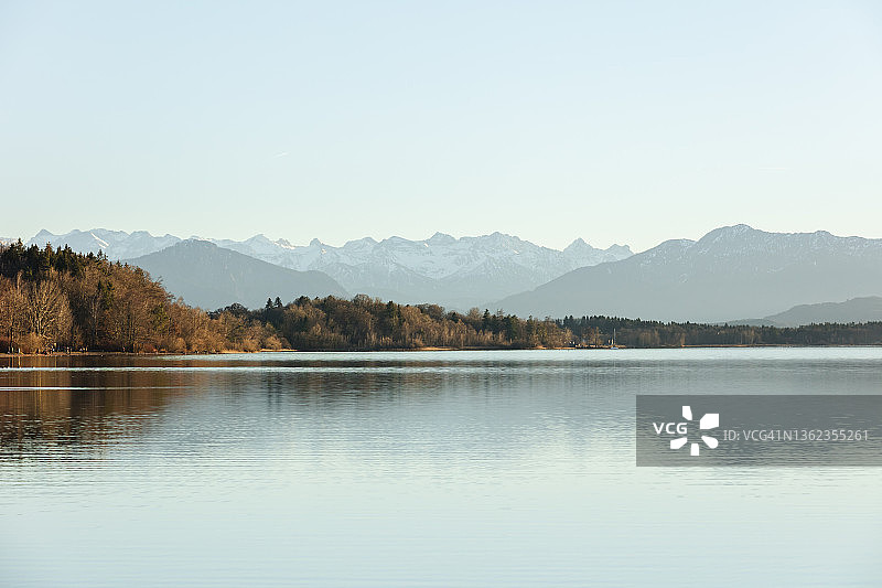 施塔恩贝格湖风光图片素材