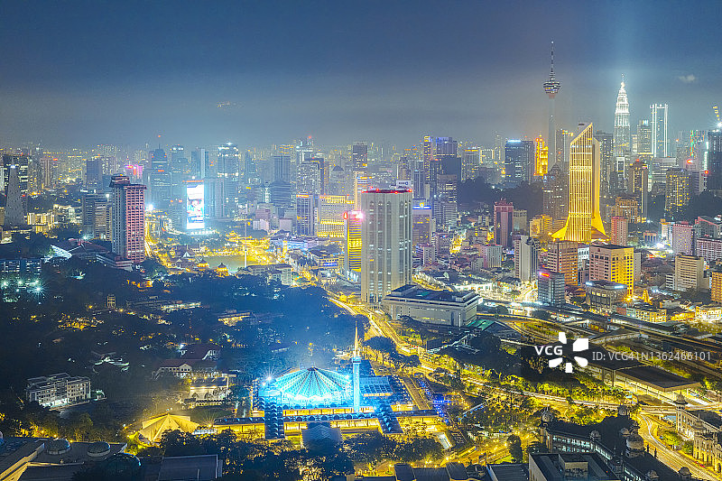 吉隆坡夜景图片素材