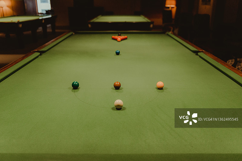 斯诺克球桌图片素材