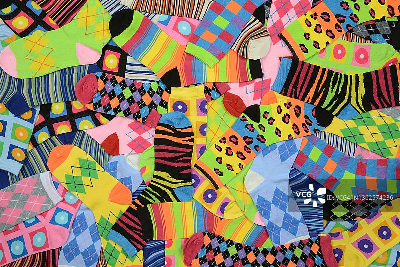 彩色袜子图片素材