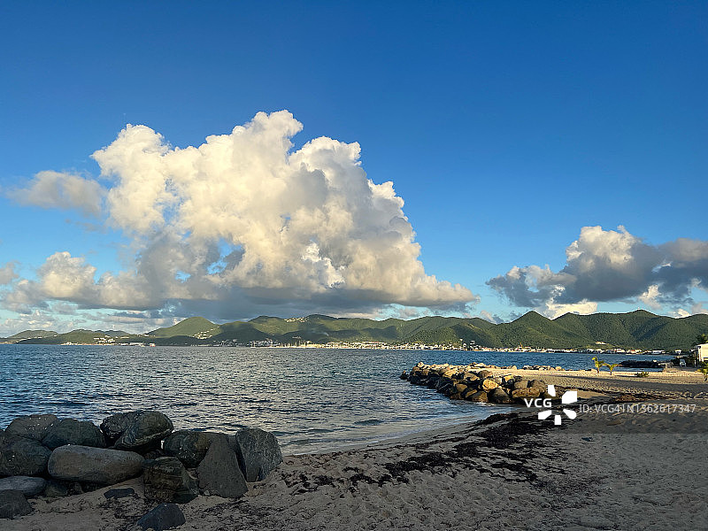 热带海滩风光图片素材