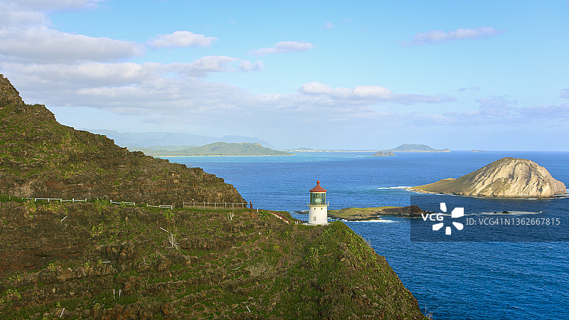 马卡普吾角灯塔景观图片素材