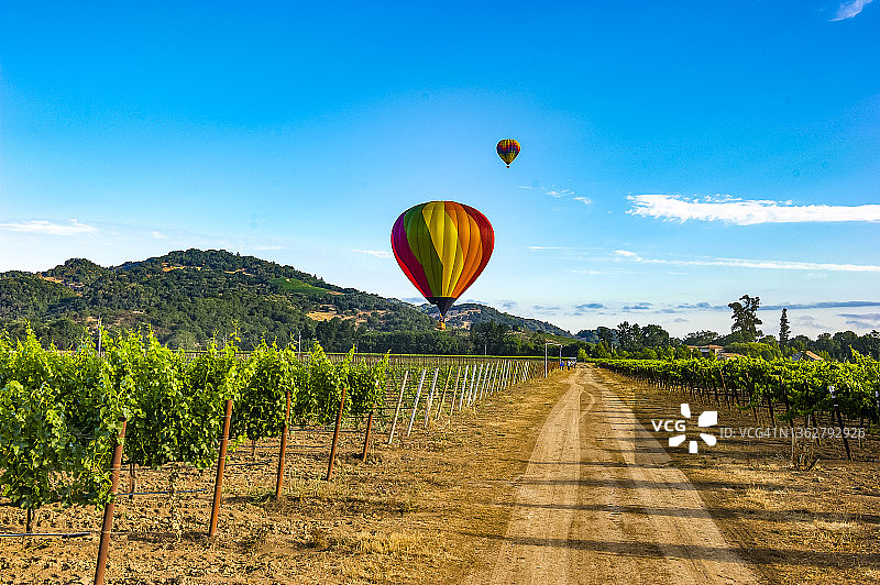 纳帕谷，加州图片素材