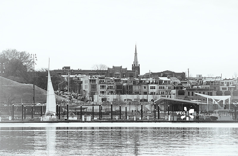 巴尔的摩内港城市风光图片素材