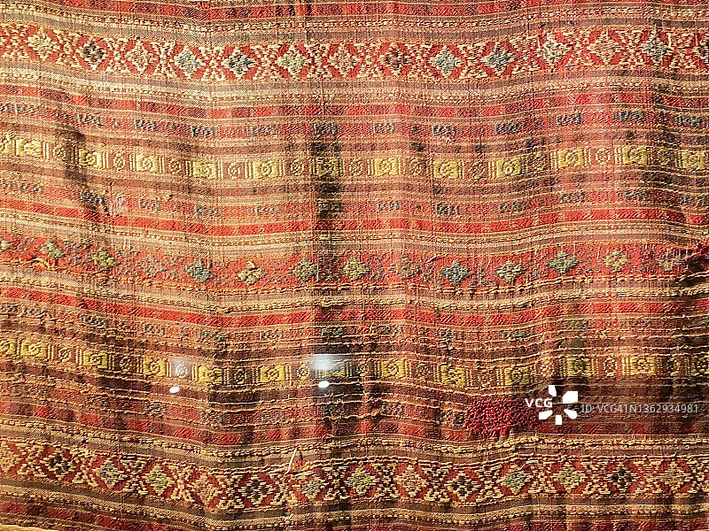 各式泰国传统纺织裙特写图片素材