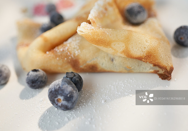 蓝莓煎饼图片素材