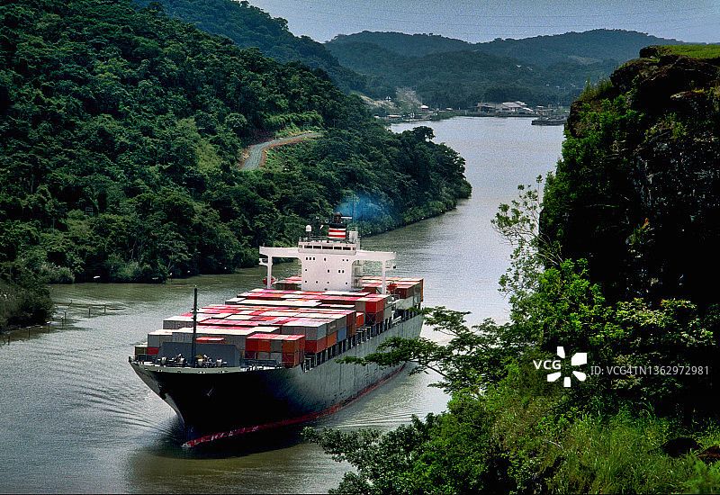 巴拿马运河图片素材