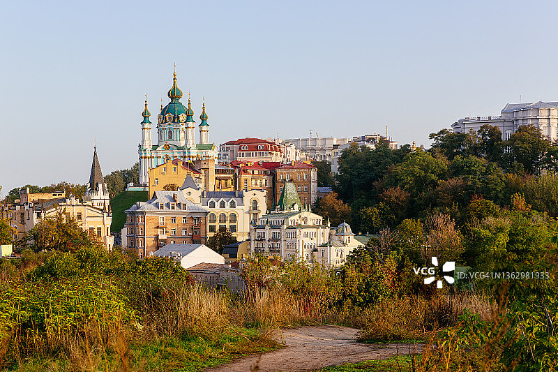 乌克兰基辅圣安德鲁斯教堂图片素材