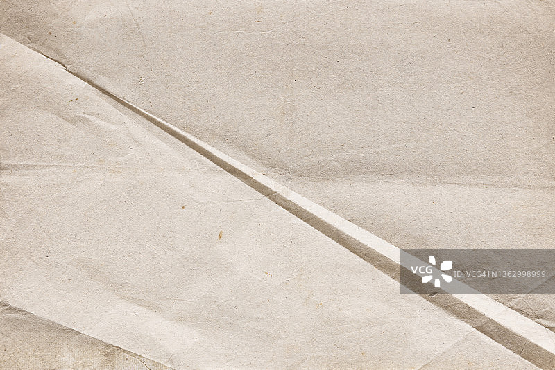 折叠的棕色纸质纹理背景图片素材