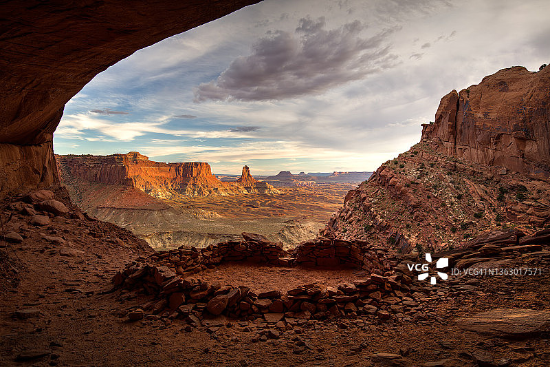 峡谷地国家公园的假基瓦图片素材