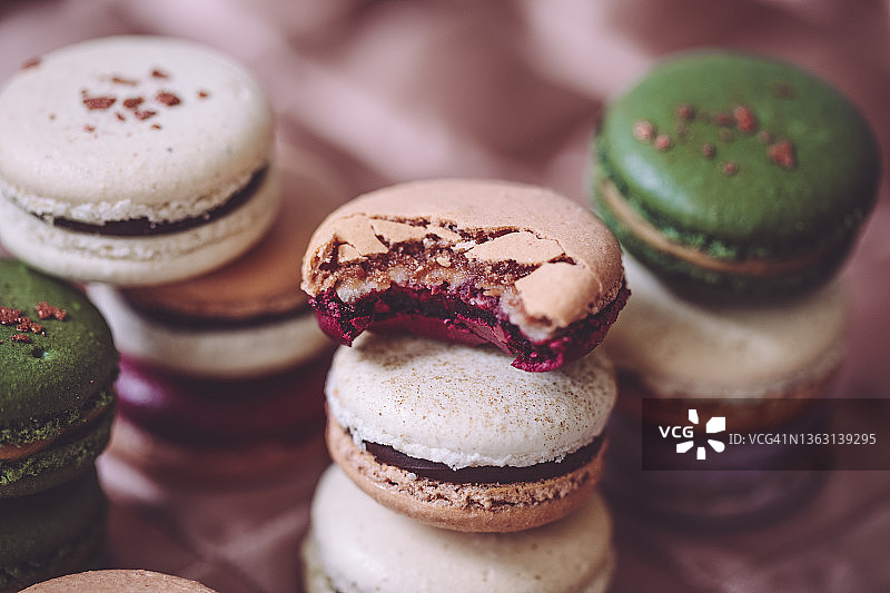 蛋白杏仁饼图片素材