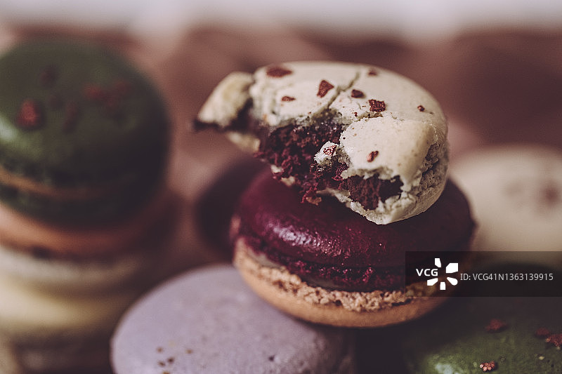 蛋白杏仁饼图片素材