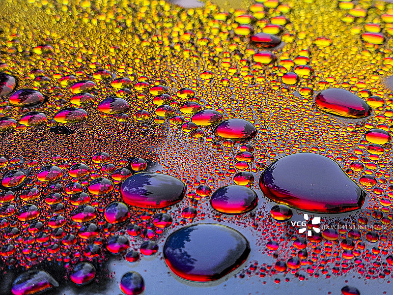 彩虹水滴图片素材