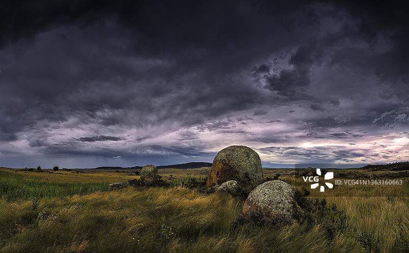 新南威尔士州雪山夏季风暴图片素材