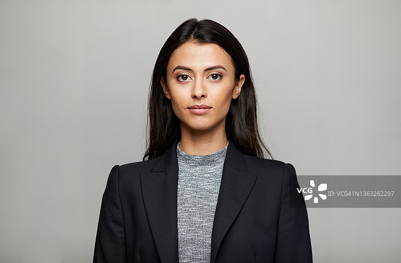 美丽的女商人头像写真图片素材