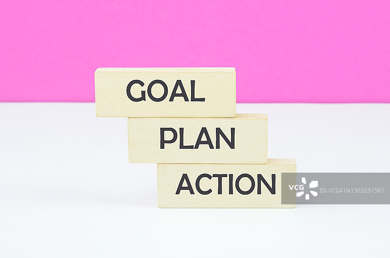 目标、计划和行动图片素材