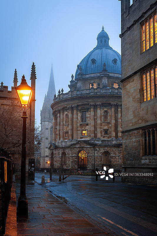 牛津拉德克利夫广场竖版照片图片素材