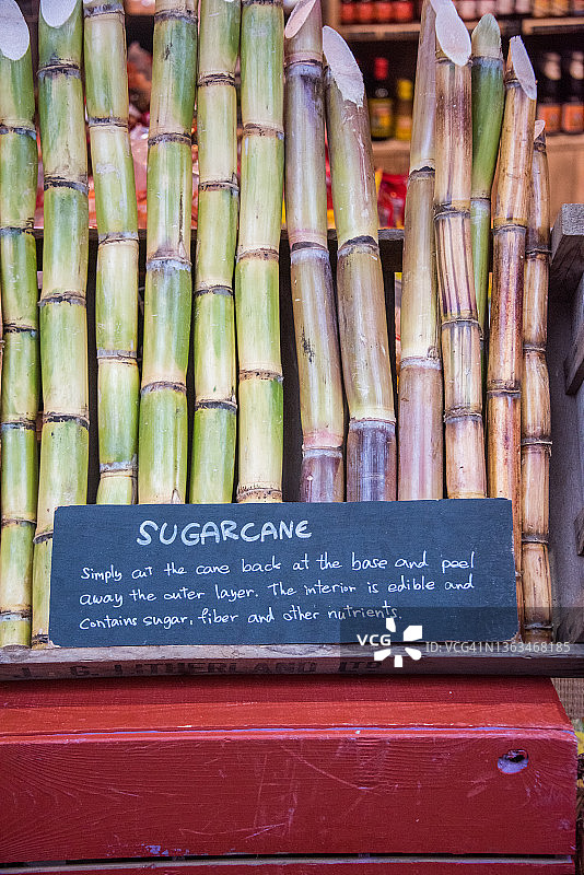 市场上的甘蔗图片素材