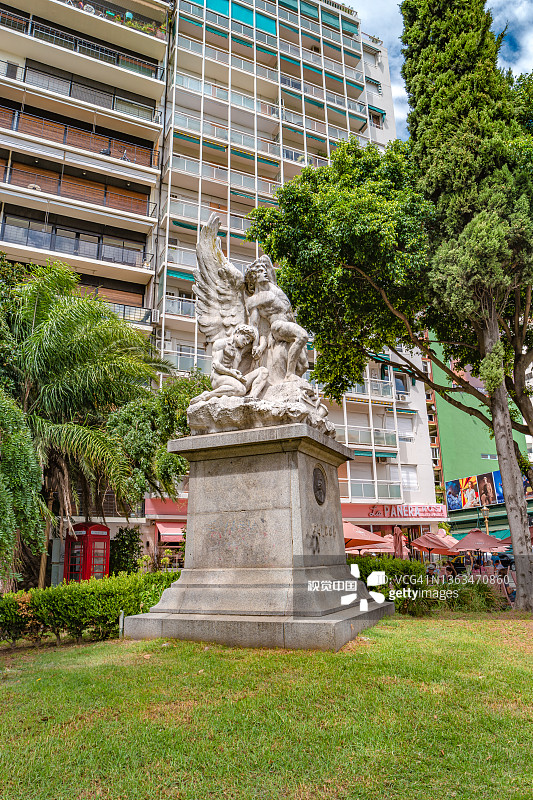 阿根廷布宜诺斯艾利斯新旧商务区城市景观图片素材