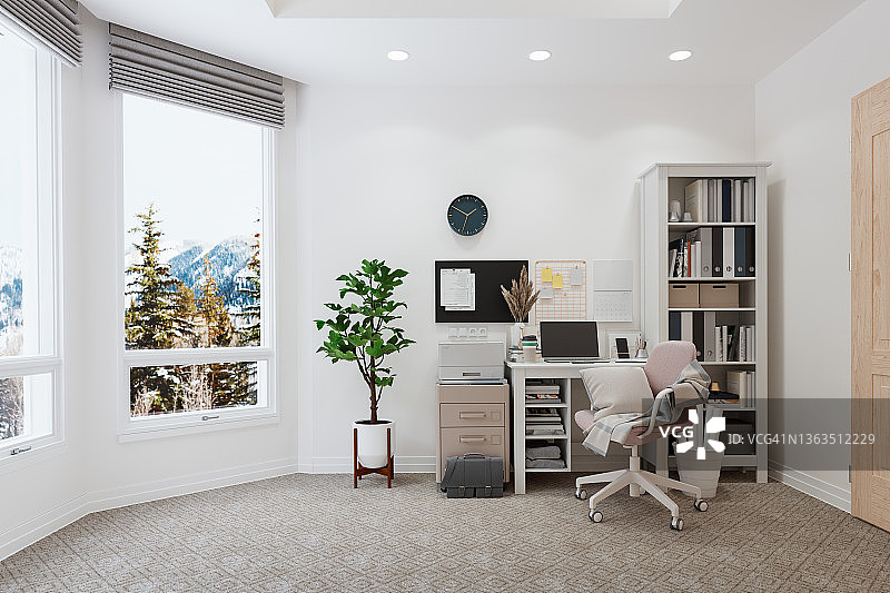 家庭办公室室内设计图片素材