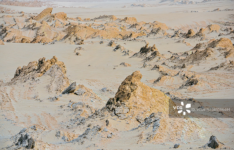 中国青海省的干旱地区图片素材