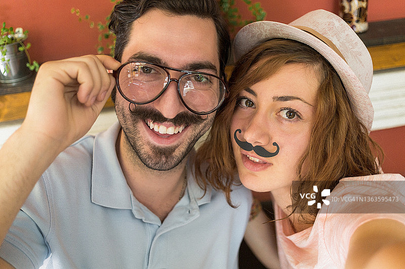 胡须自拍图片素材