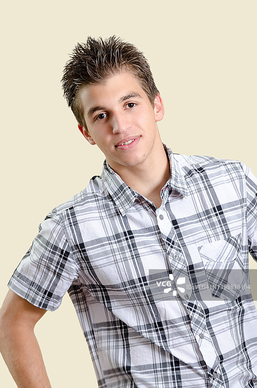 男性青少年肖像图片素材
