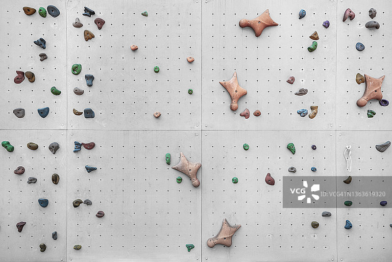 攀岩墙特写镜头图片素材