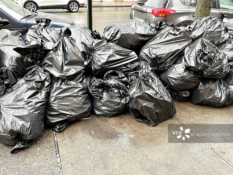 纽约的垃圾图片素材