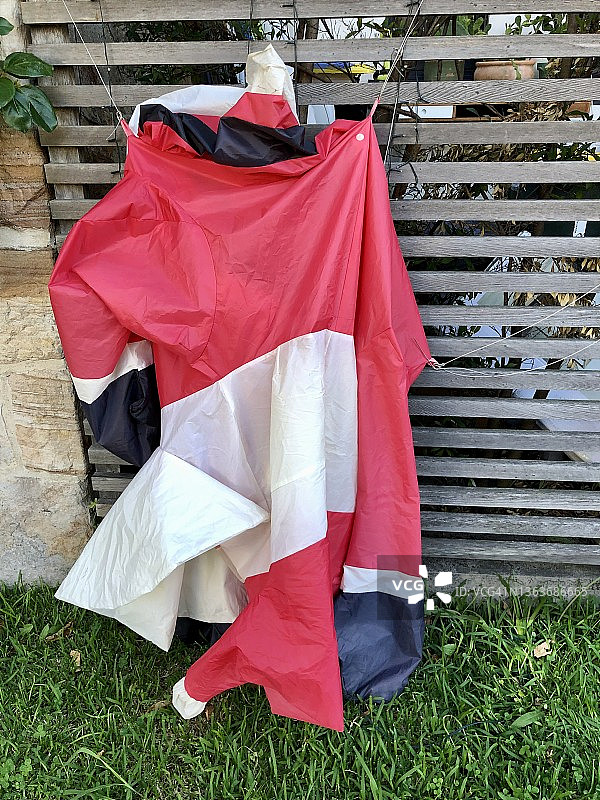 漏气的圣诞老人图片素材